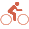 a bike icon representing recreational trails along the levee system