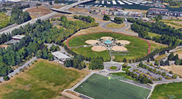 Aerial photo of Delta Park