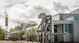 Photo of the front of the Expo Center
