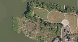 Aerial photo of Lakeshore Park