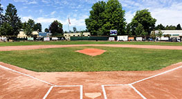 Picture of baseball diamond at Wilshire Little League park